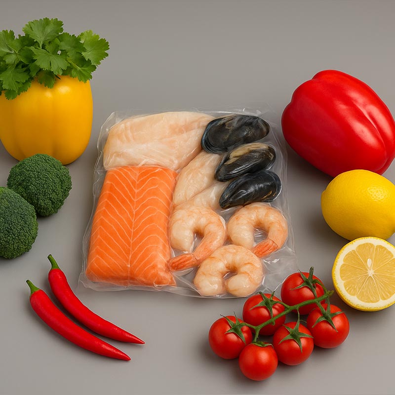 Seafood Pvdc вакуумды қысқарту